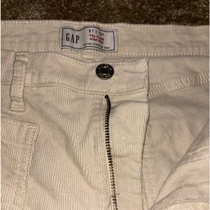 GAP Cream Corduroy pants.